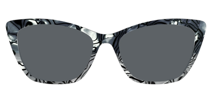 The Polarized Zebra Pearl Split Sun Top