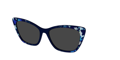 The Polarized Indigo Tortoise Sun Top