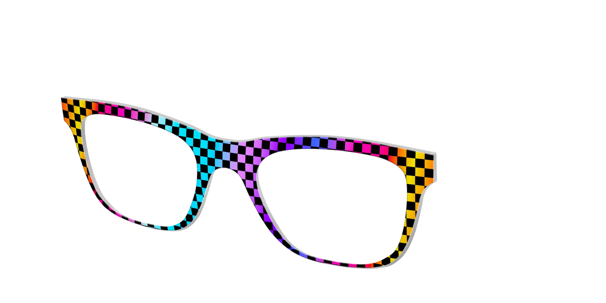 The Rainbow Checkerboard