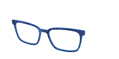 The Blue Shimmer with Silver Foil Anchors