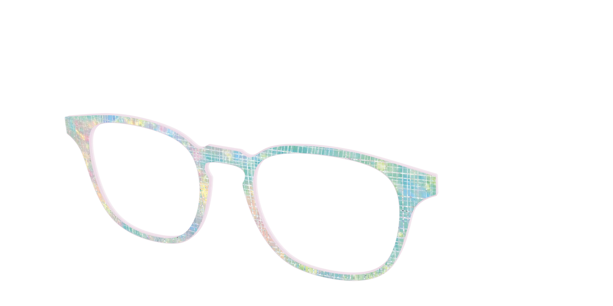 The Pastel Gradient with Holographic Hatching
