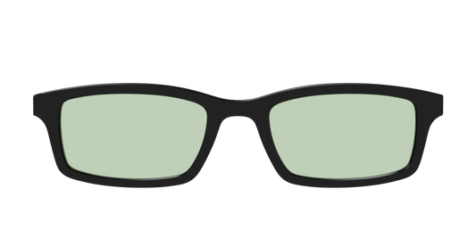 The Black With Sage Green Lens