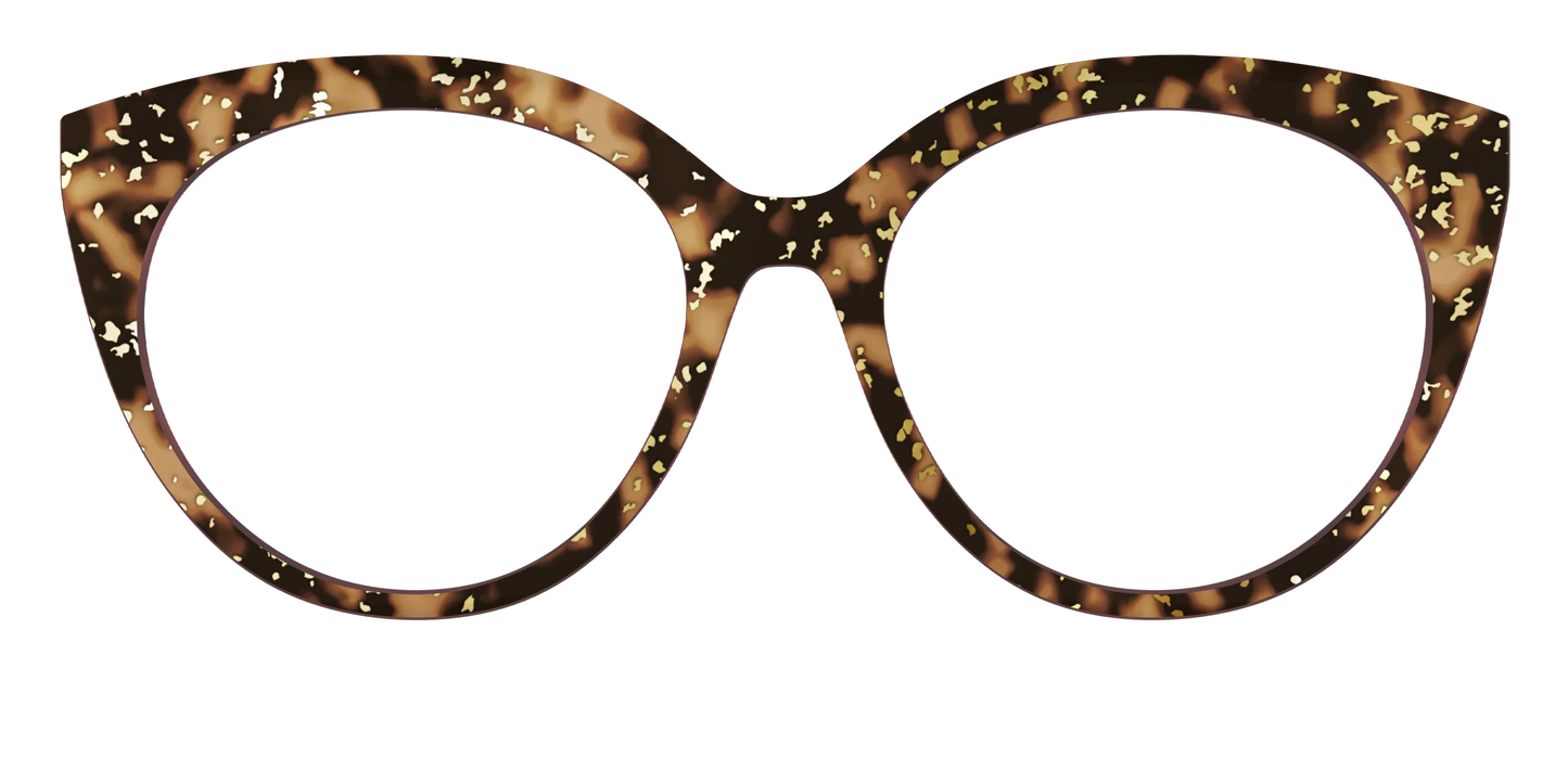 The Sandalwood Tortoise with Gold Foil