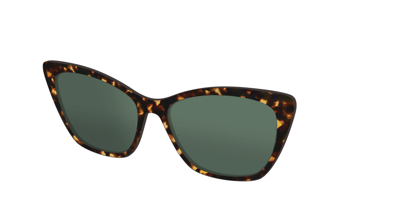 The Non-Polarized Green Tortoise Sun Top