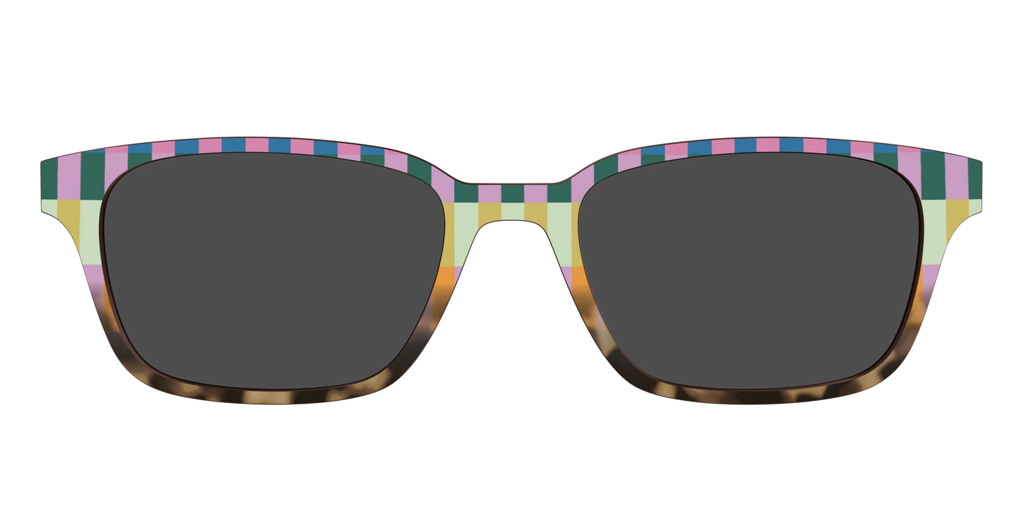 The Polarized Summer Stripes Tortoise Sun Top