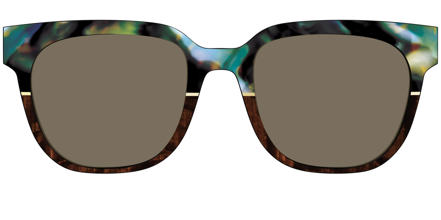 The Polarized Mirage Split with Gold Foil Sun Top