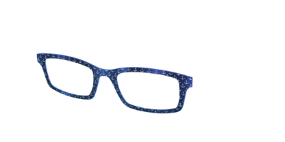 The Blue Shimmer with Silver Foil Anchors