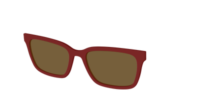The Polarized Burgundy Sun Top