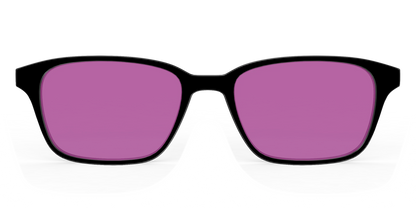 The Black with Violet Golf Lens
