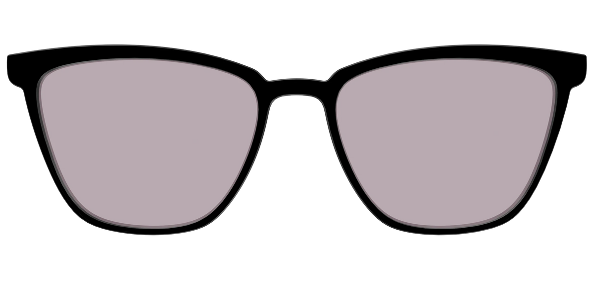 The Black with Gray Gaming Lens