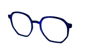 The Indigo Moire Stripes