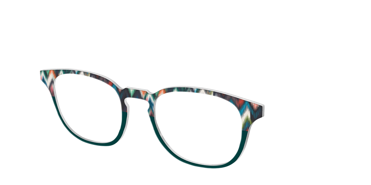 The Teal Ikat Split