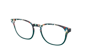 The Teal Ikat Split