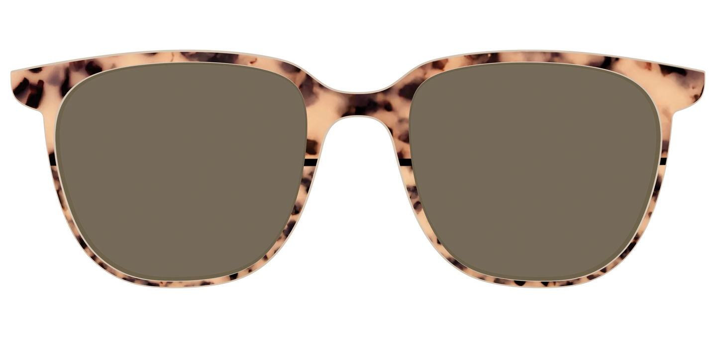 The Polarized Bisque Tortoise Split Sun Top