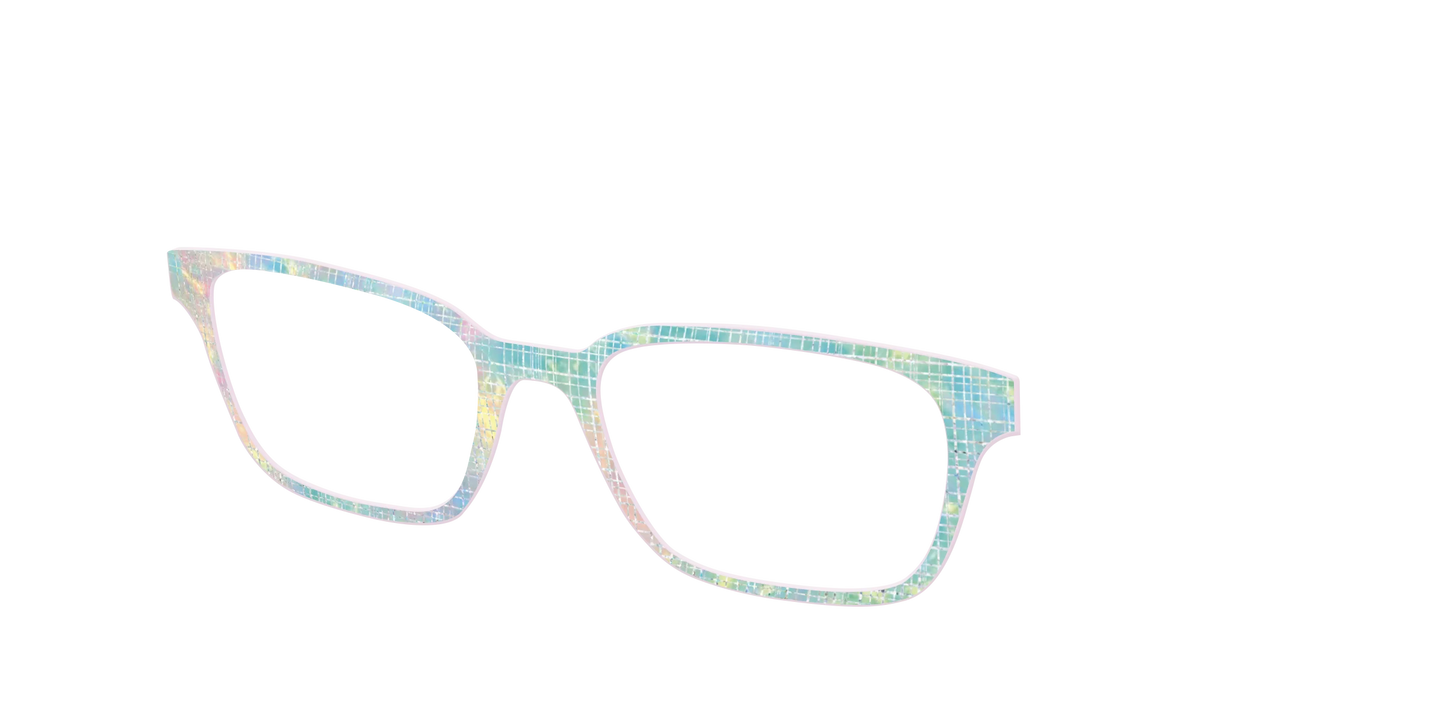 The Pastel Gradient with Holographic Hatching