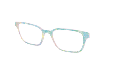 The Pastel Gradient with Holographic Hatching