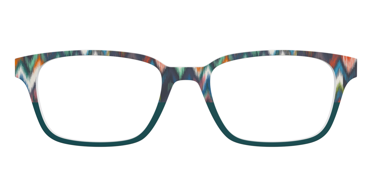 The Teal Ikat Split