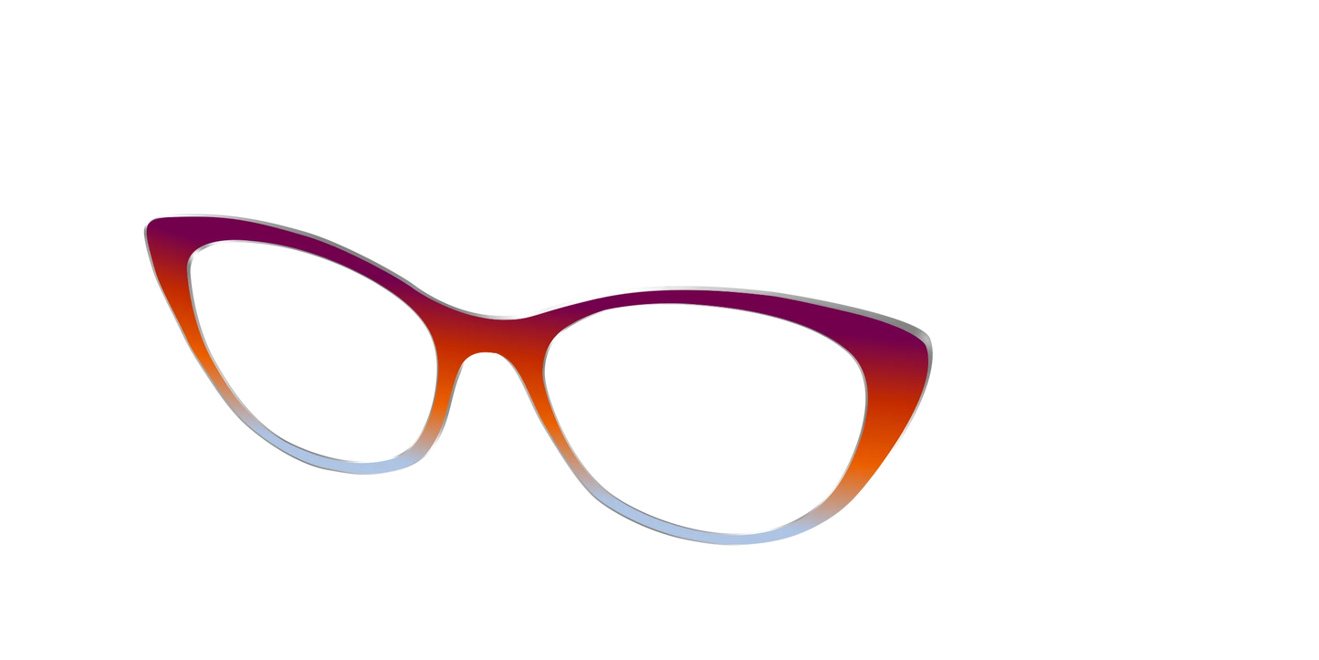 The Raspberry to Periwinkle Gradient