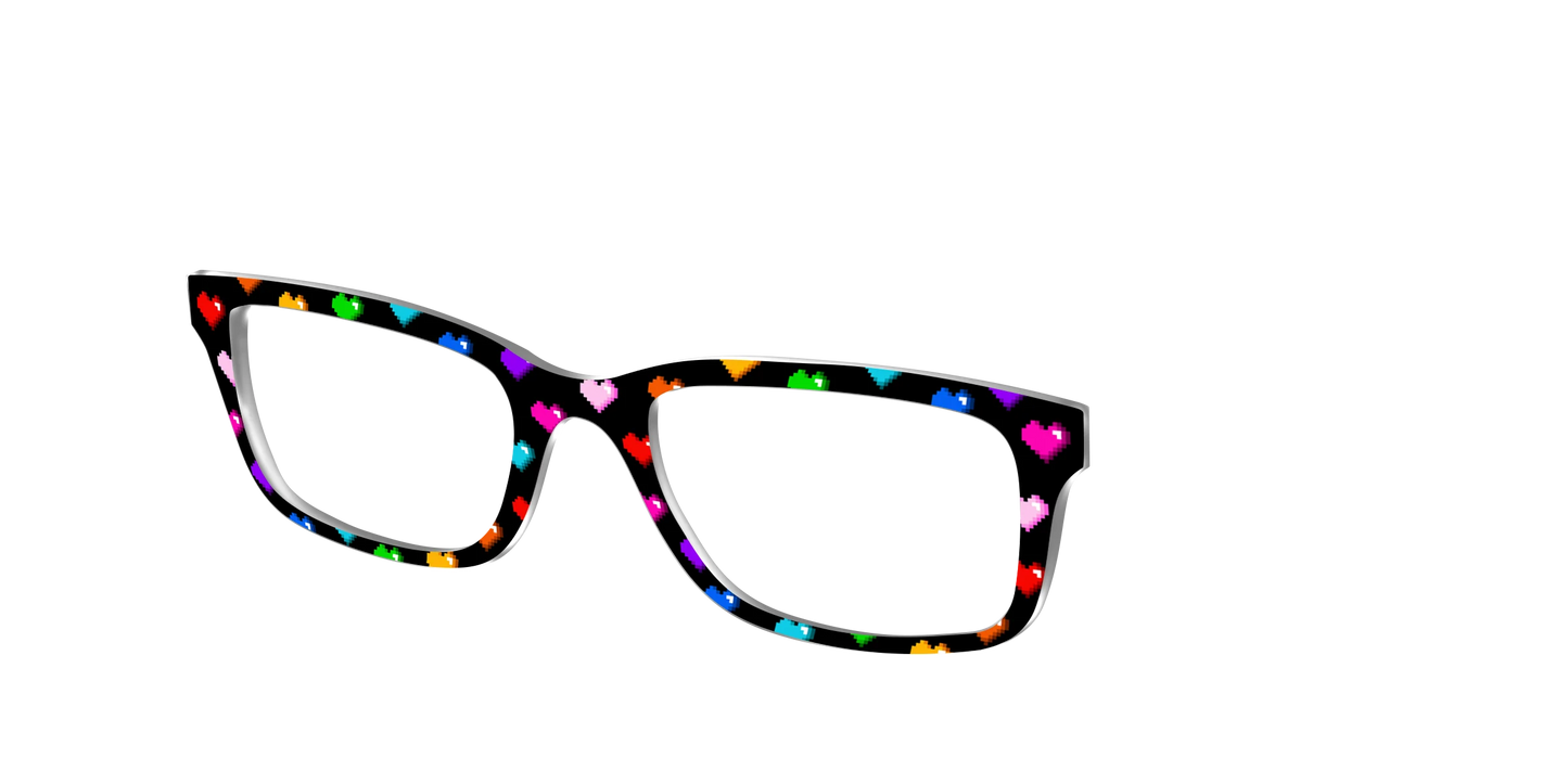 The 8-Bit Rainbow Hearts