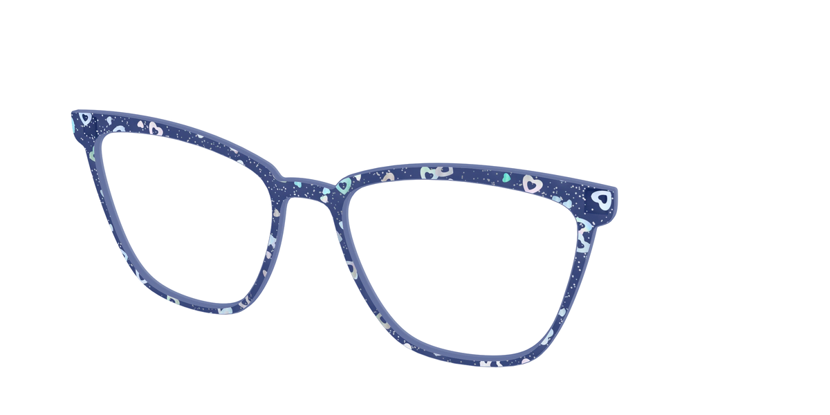The Denim Heart Glitter Crystal