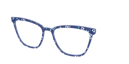 The Denim Heart Glitter Crystal