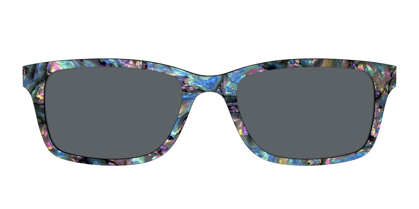 The Polarized Midnight Abalone Sun Top