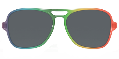 The Polarized Rainbow Gradient Sun Top