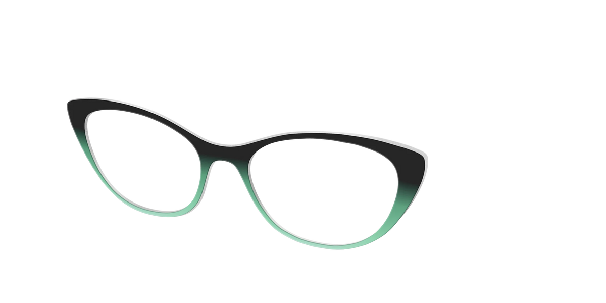 The Black to Spearmint Gradient