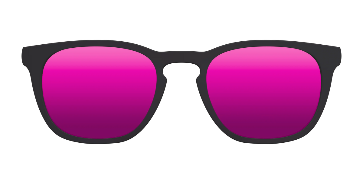 The Polarized Pink Reflective Sun Top