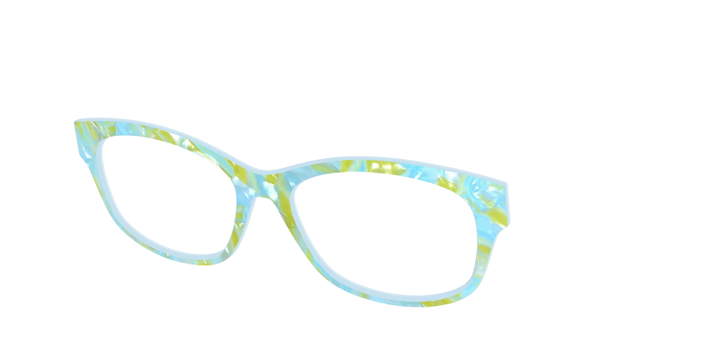 The Blue Lemonade Pearl Marble