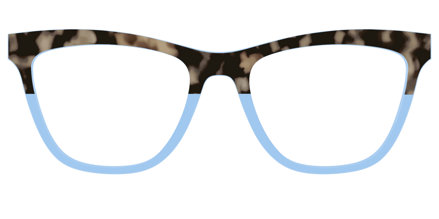The Denim Tortoise Crystal Split