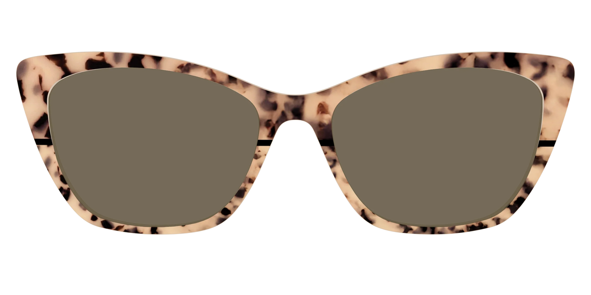 The Polarized Bisque Tortoise Split Sun Top
