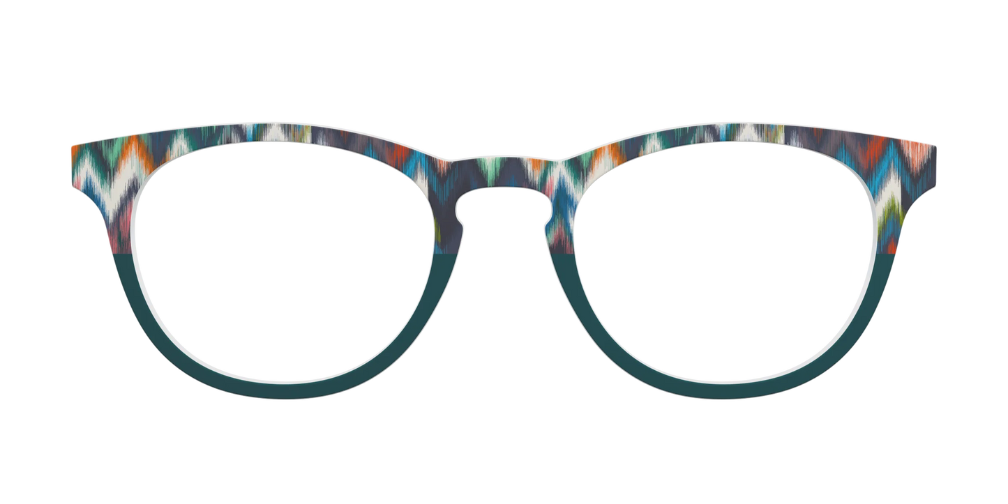 The Teal Ikat Split