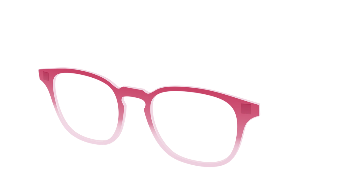 The Flamingo to Blush Gradient Crystal