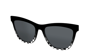 The Polarized Checkerboard Fade Sun Top