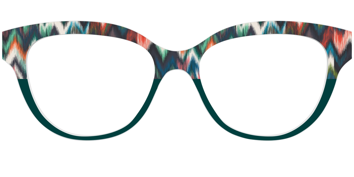 The Teal Ikat Split