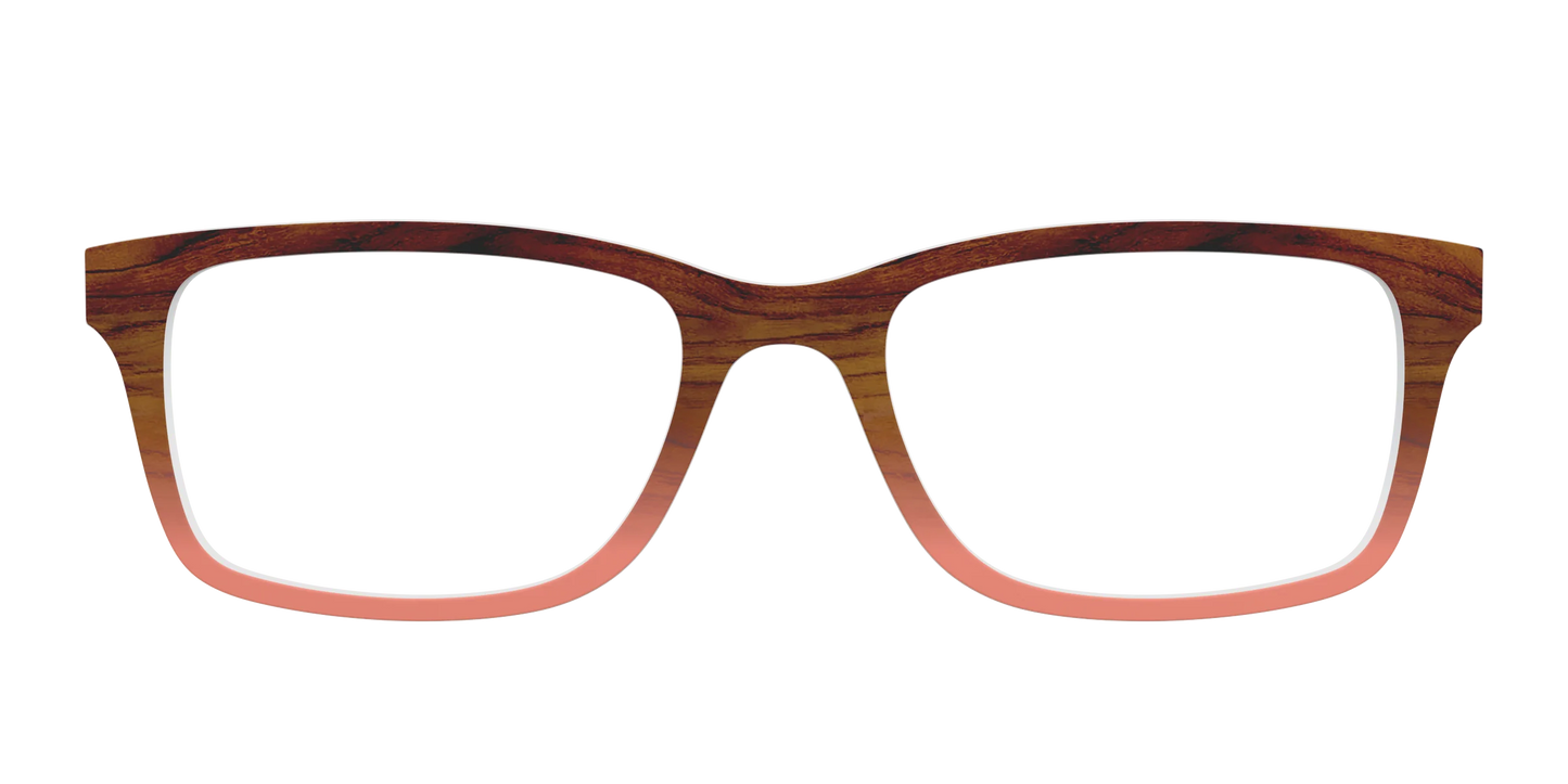 The Woodgrain to Peach Gradient