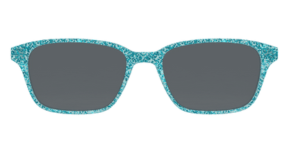The Polarized Aquamarine Sparkle Sun Top