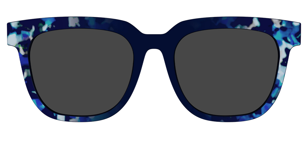 The Polarized Indigo Tortoise Sun Top