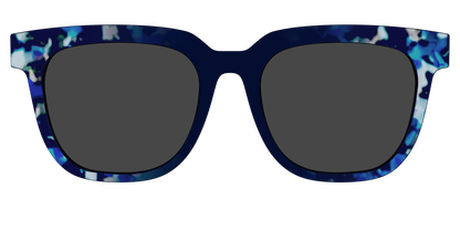 The Polarized Indigo Tortoise Sun Top