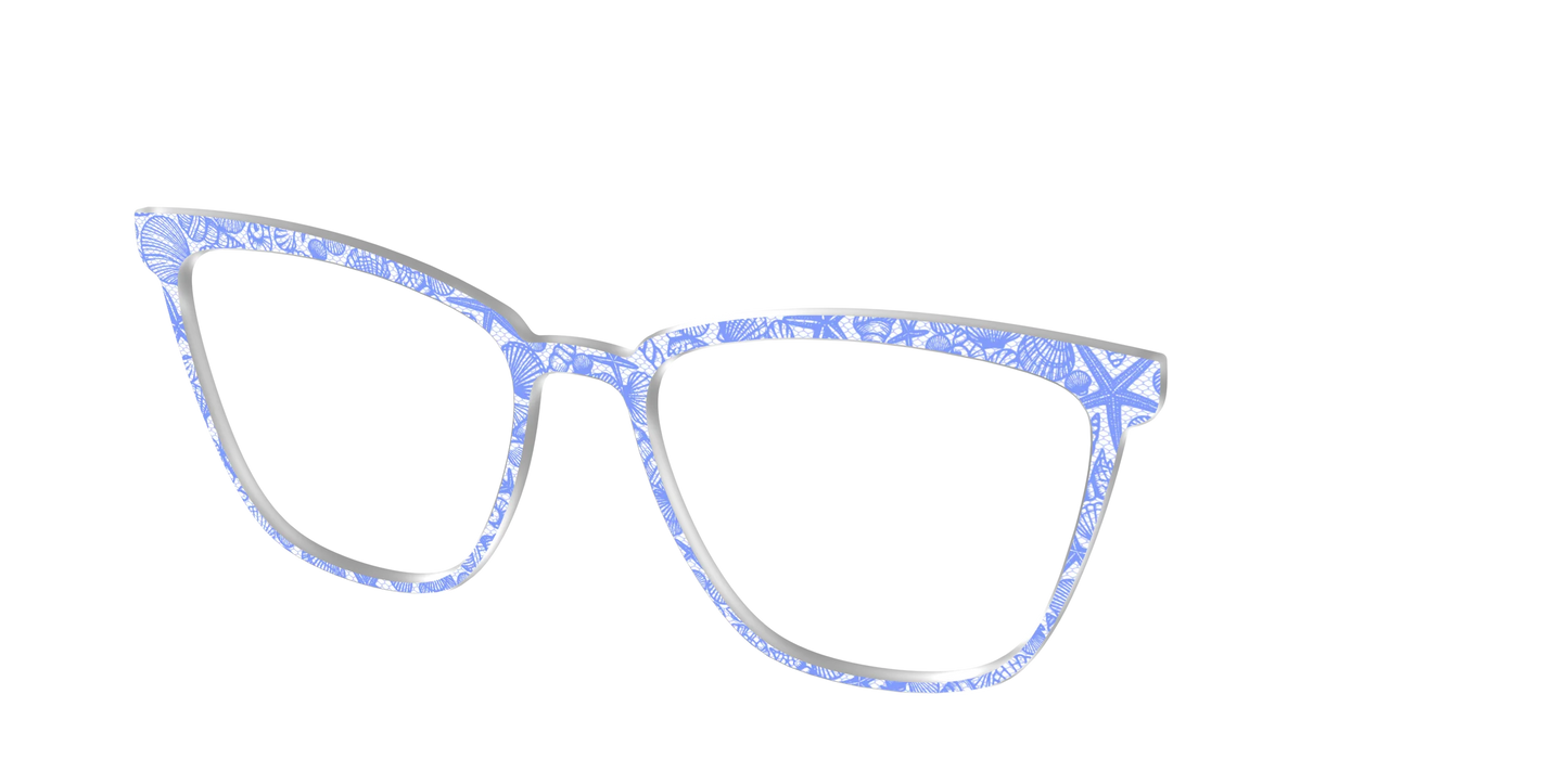 The Reef Blue Shell Lace
