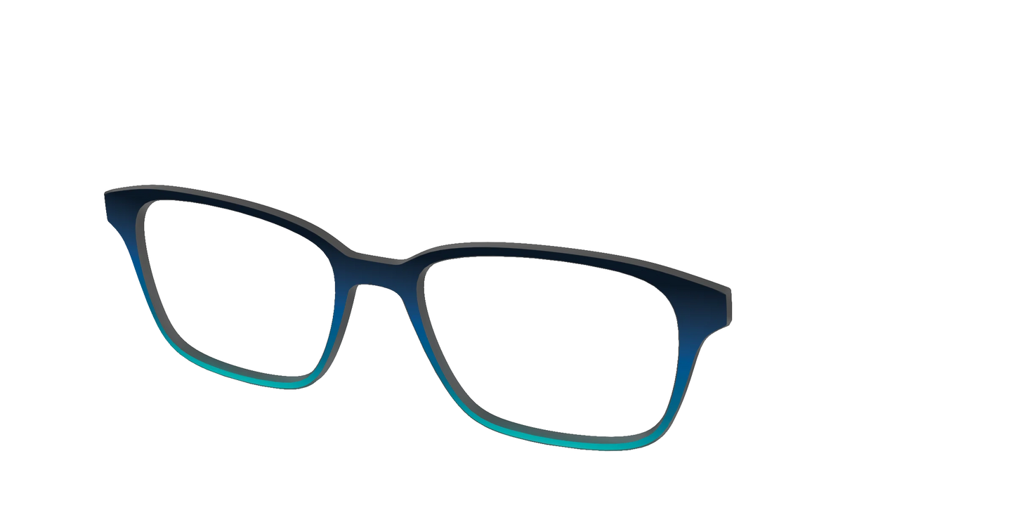 The Royal Blue to Seafoam Gradient