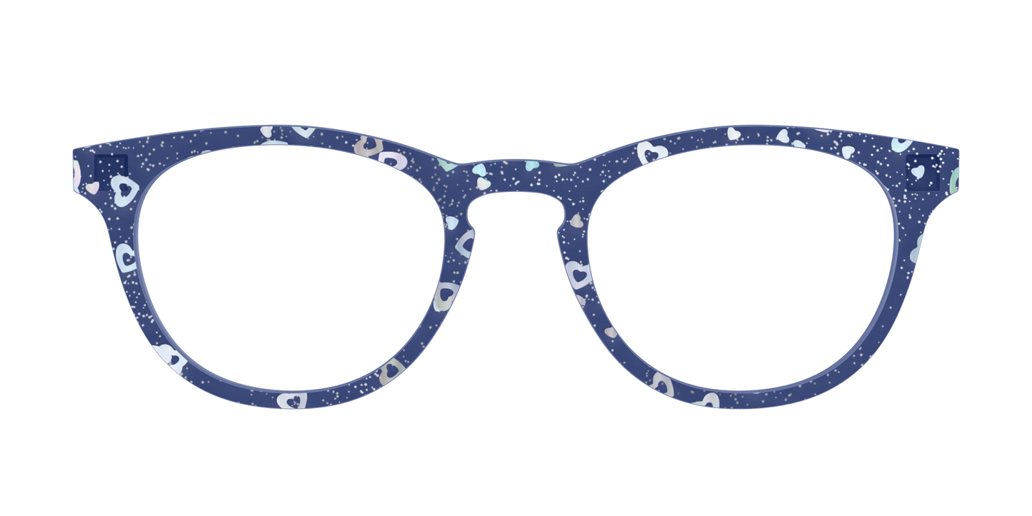 The Denim Heart Glitter Crystal
