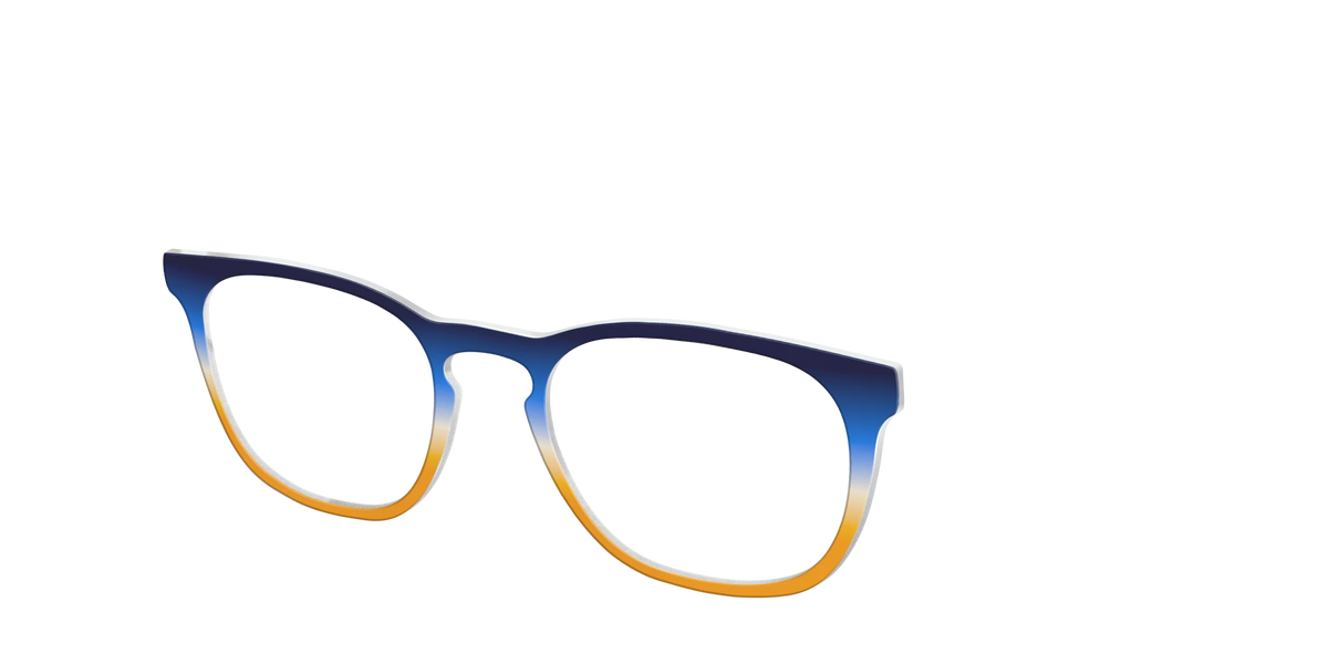 The Royal Blue to Gold Gradient