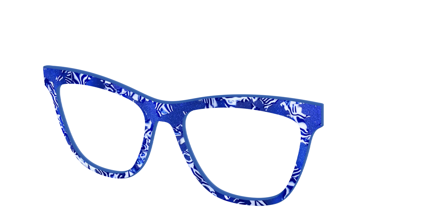 The Navy Shimmer Mosaic