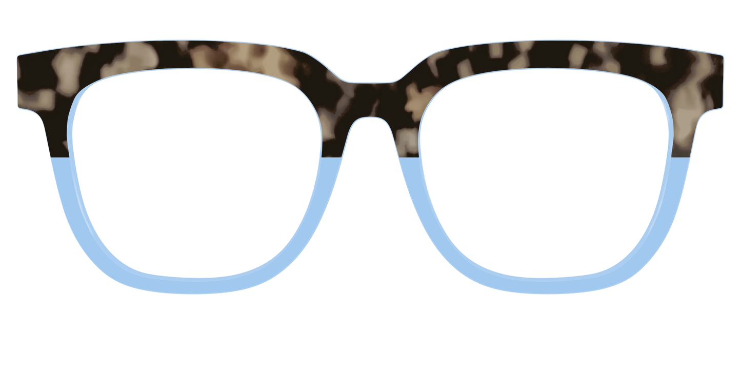 The Denim Tortoise Crystal Split