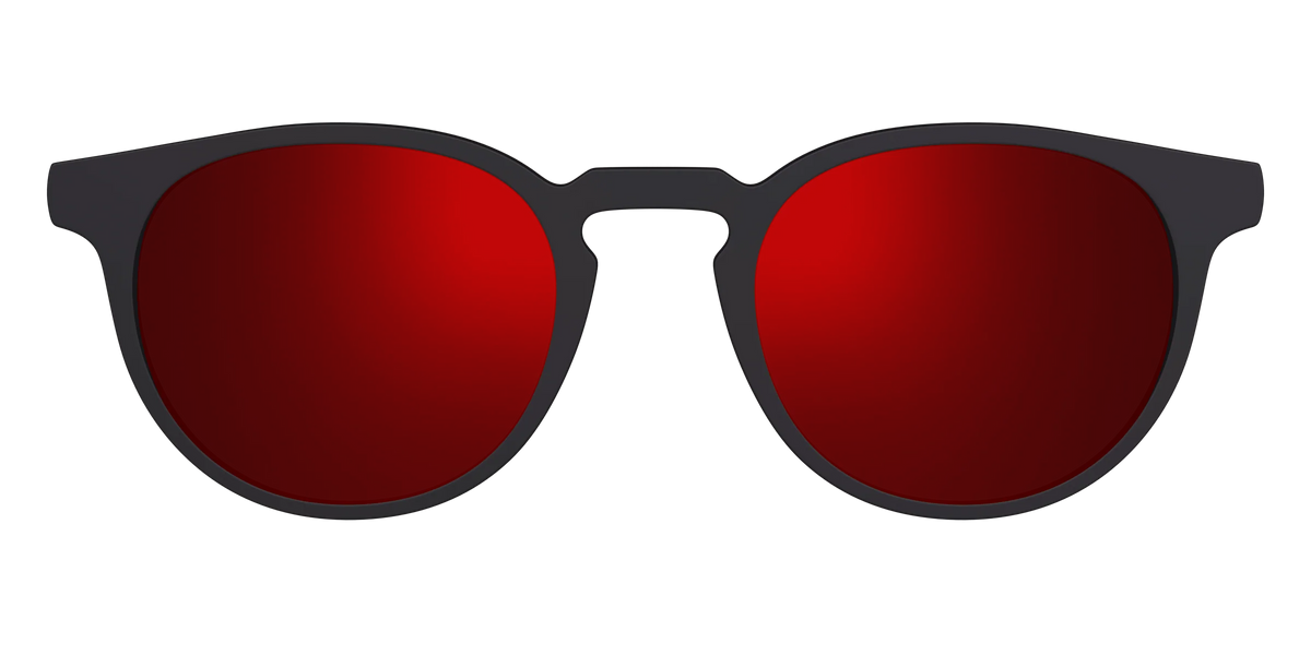 The Polarized Red Reflective Sun Top