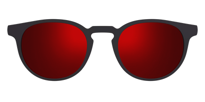 The Polarized Red Reflective Sun Top