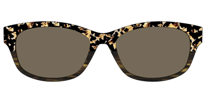 The Polarized Caramel Tortoise Horn Split Sun Top