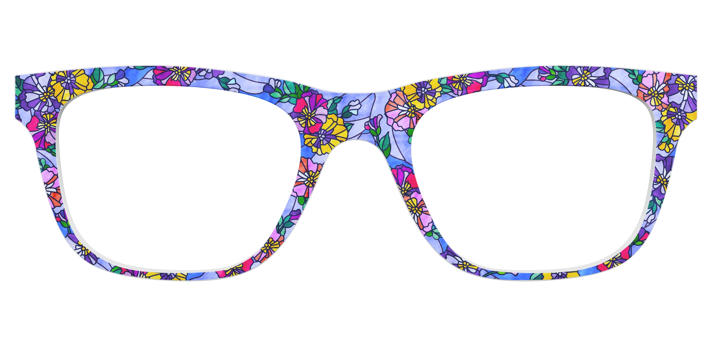 The Pansy Stained Glass